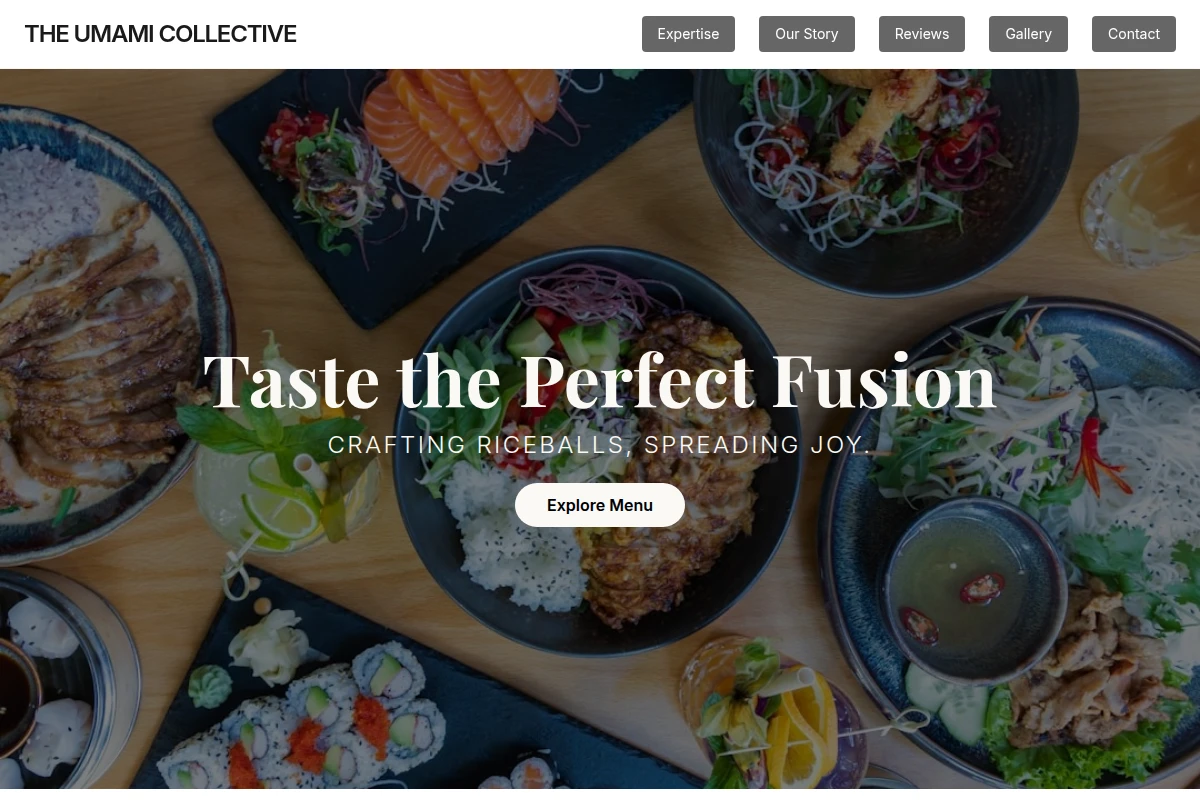 Salmon Asian Fusion Food