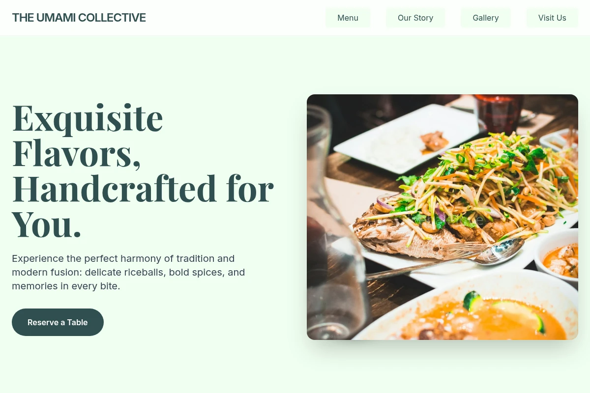 Tender Asian Fusion Food