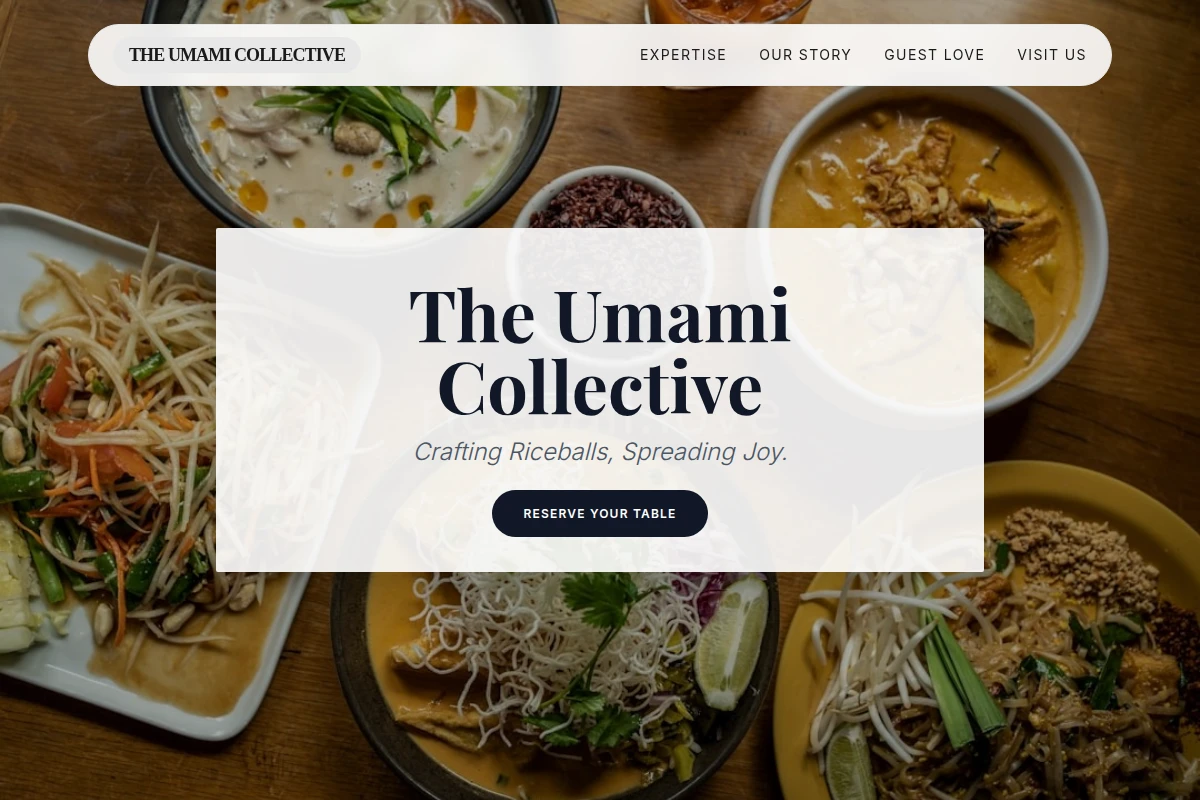 Coastal Asian Fusion Food