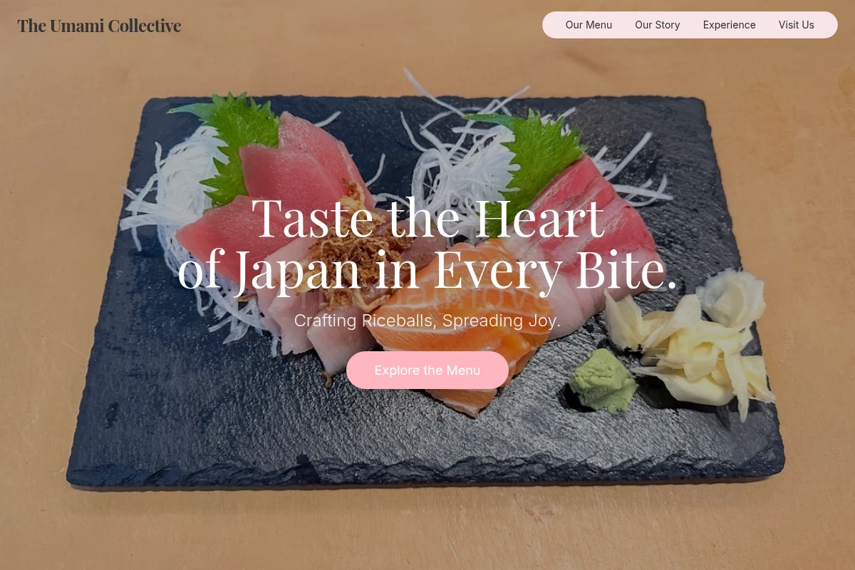 Fresh Japanese Food